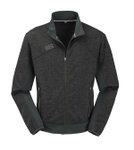 Maul Fleecejacke Falzeben 2XT-Hybrid (Strukturfleece, atmungsaktiv) schwarz/anthrazitgrau Herren